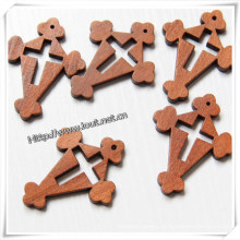 Hot Sale Unfinished Wooden Crosses Wholesale (IO-cw019)